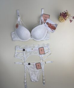 Ensemble  3 pcs H "Blanc" Push up