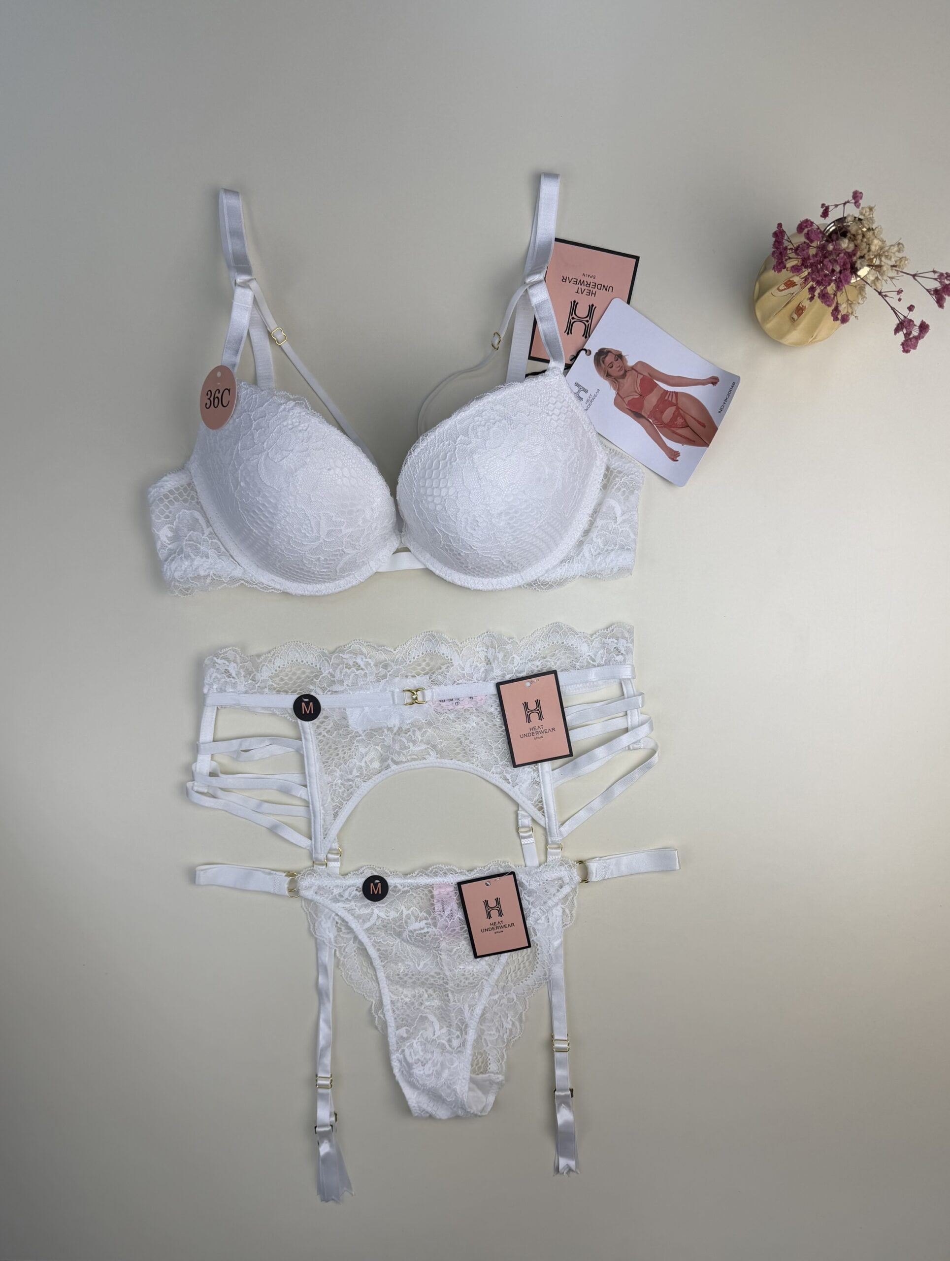 Ensemble 3 pcs H "Blanc" Push up