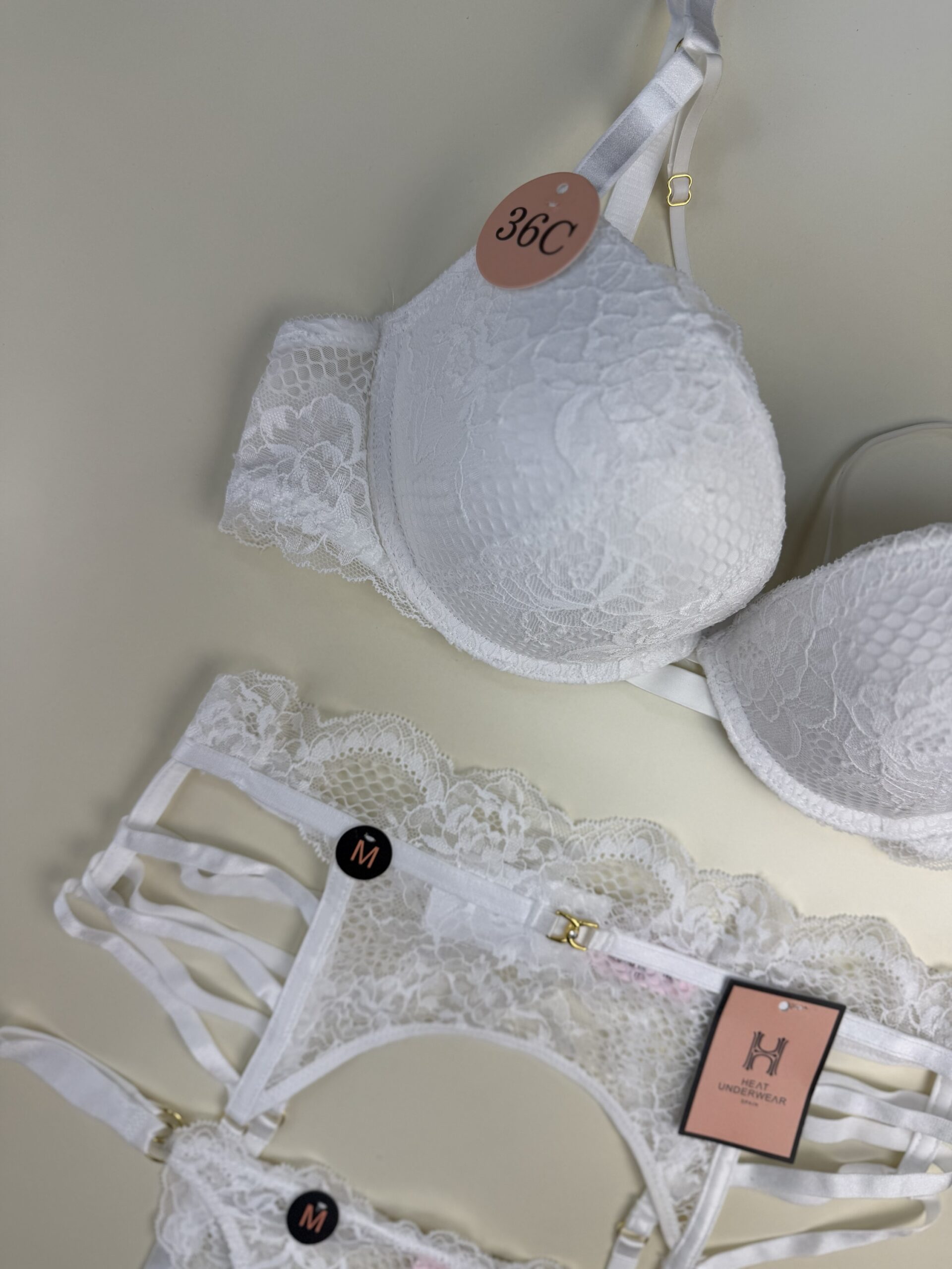 Ensemble 3 pcs H "Blanc" Push up – Image 4