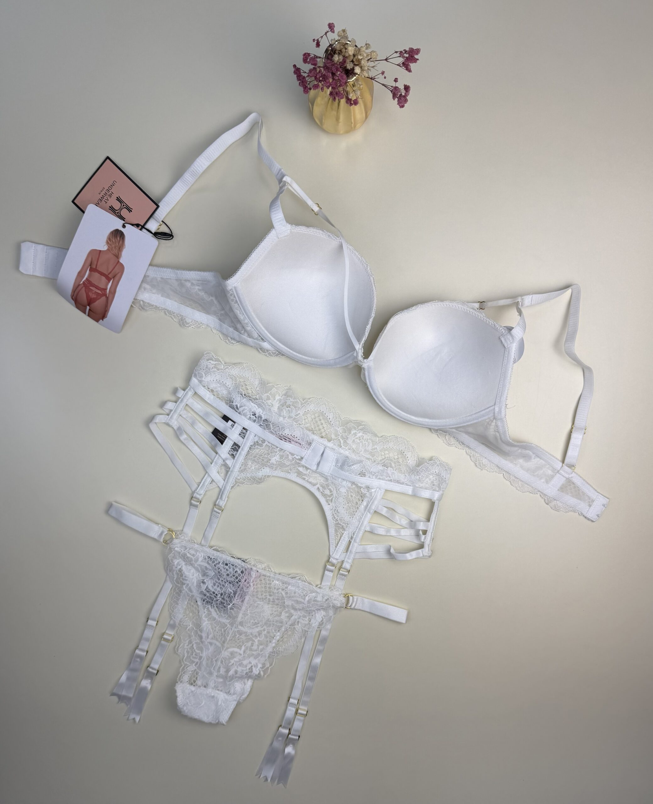 Ensemble 3 pcs H "Blanc" Push up – Image 2