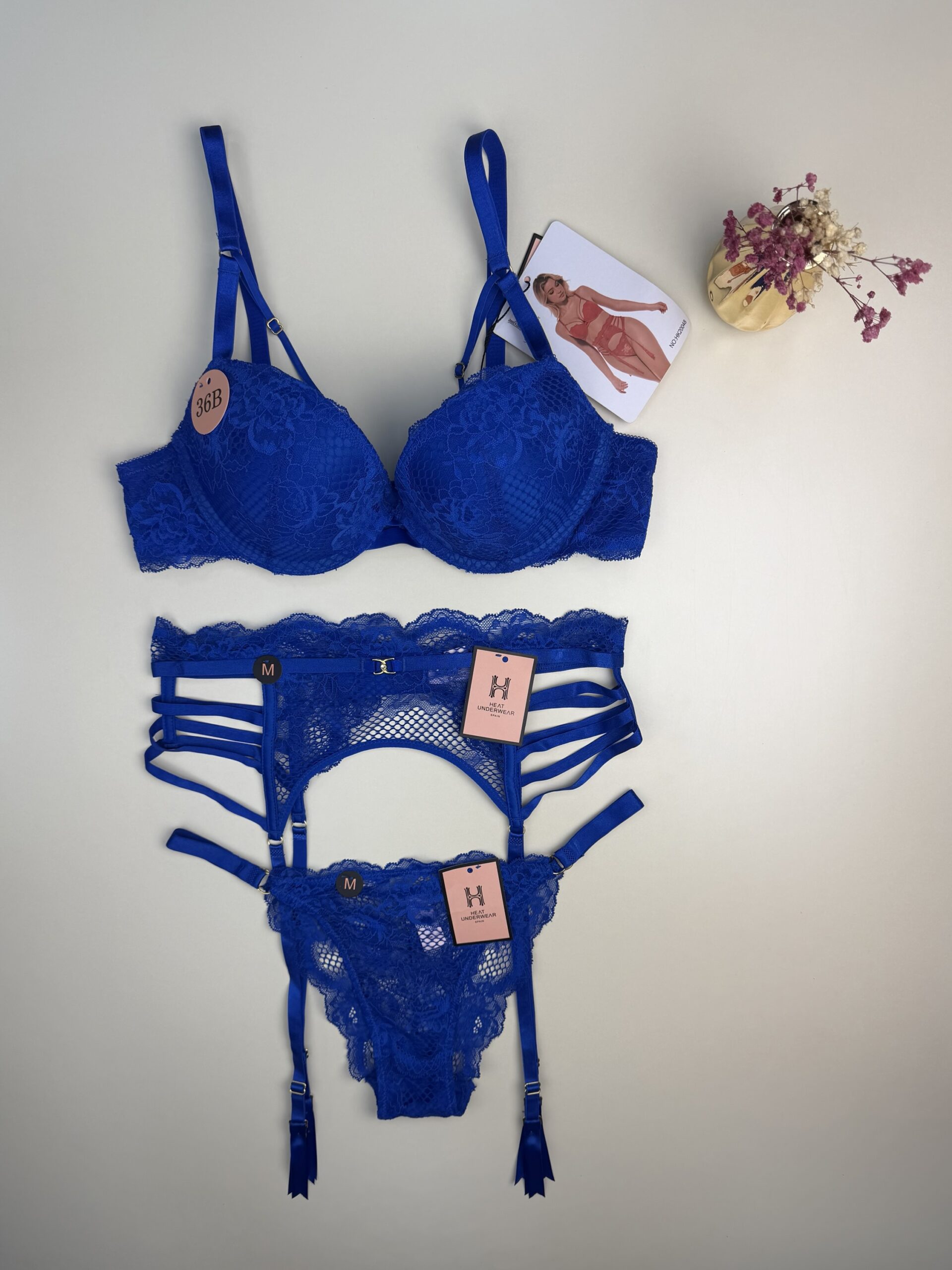 Ensemble 3 pcs H "Bleu" Push up