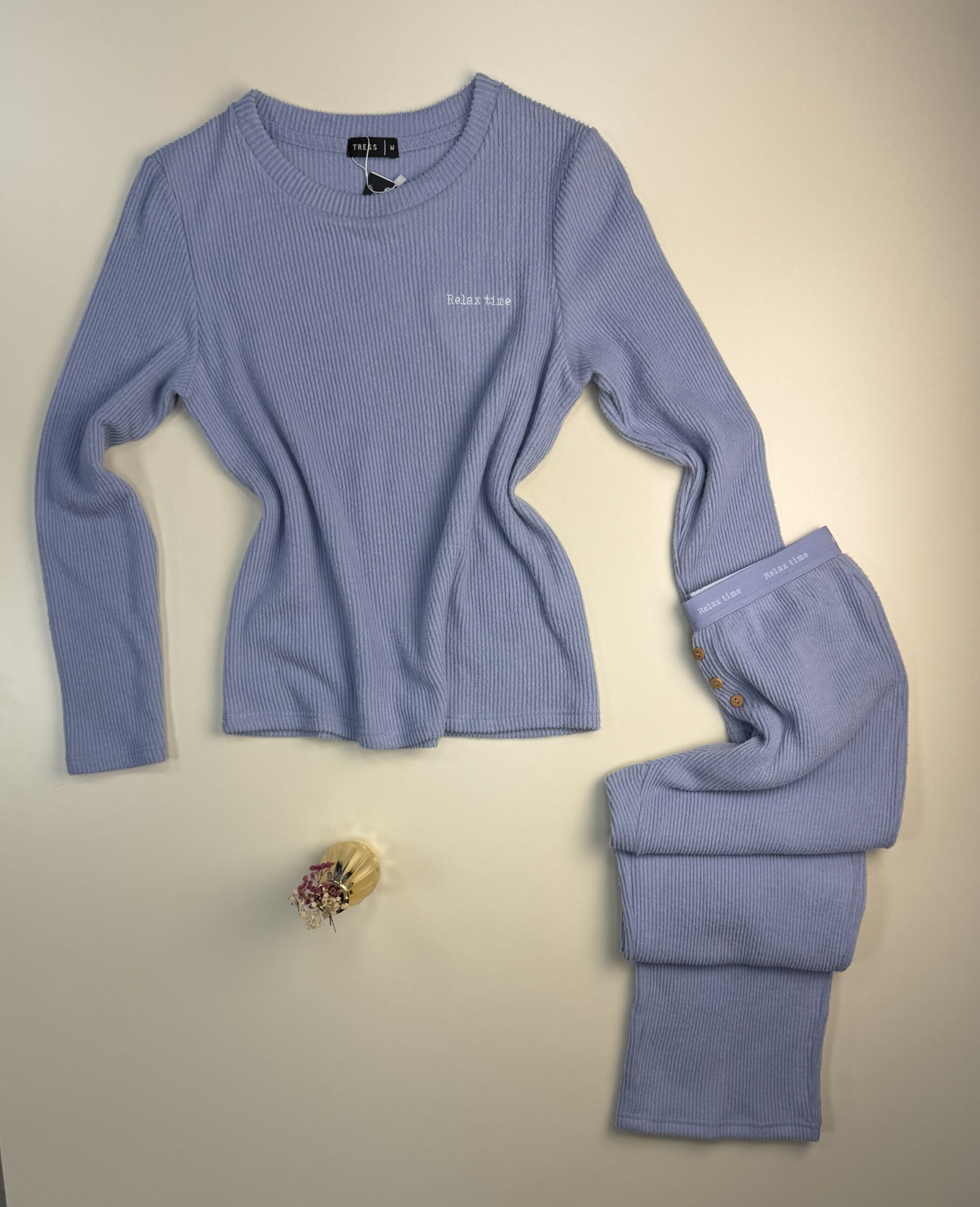 Pyjama manche longue "Bleu" – Image 3