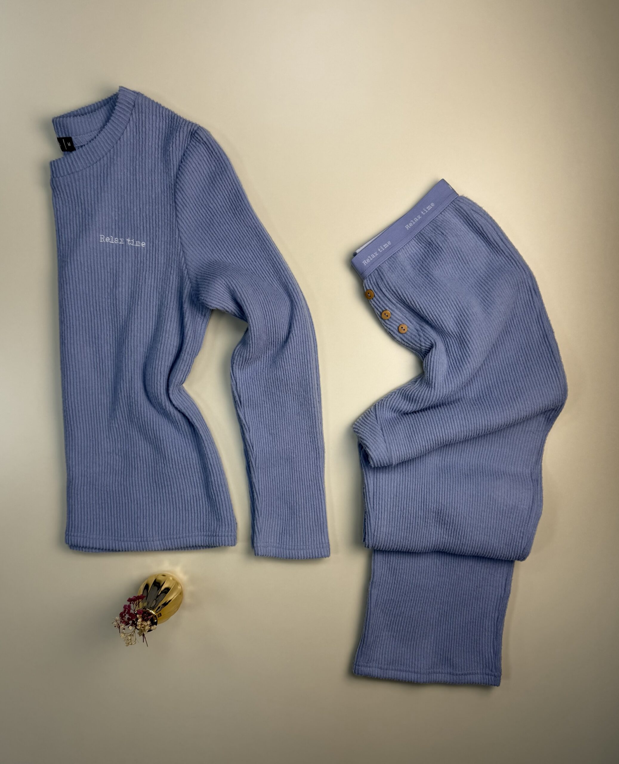 Pyjama manche longue "Bleu" – Image 2