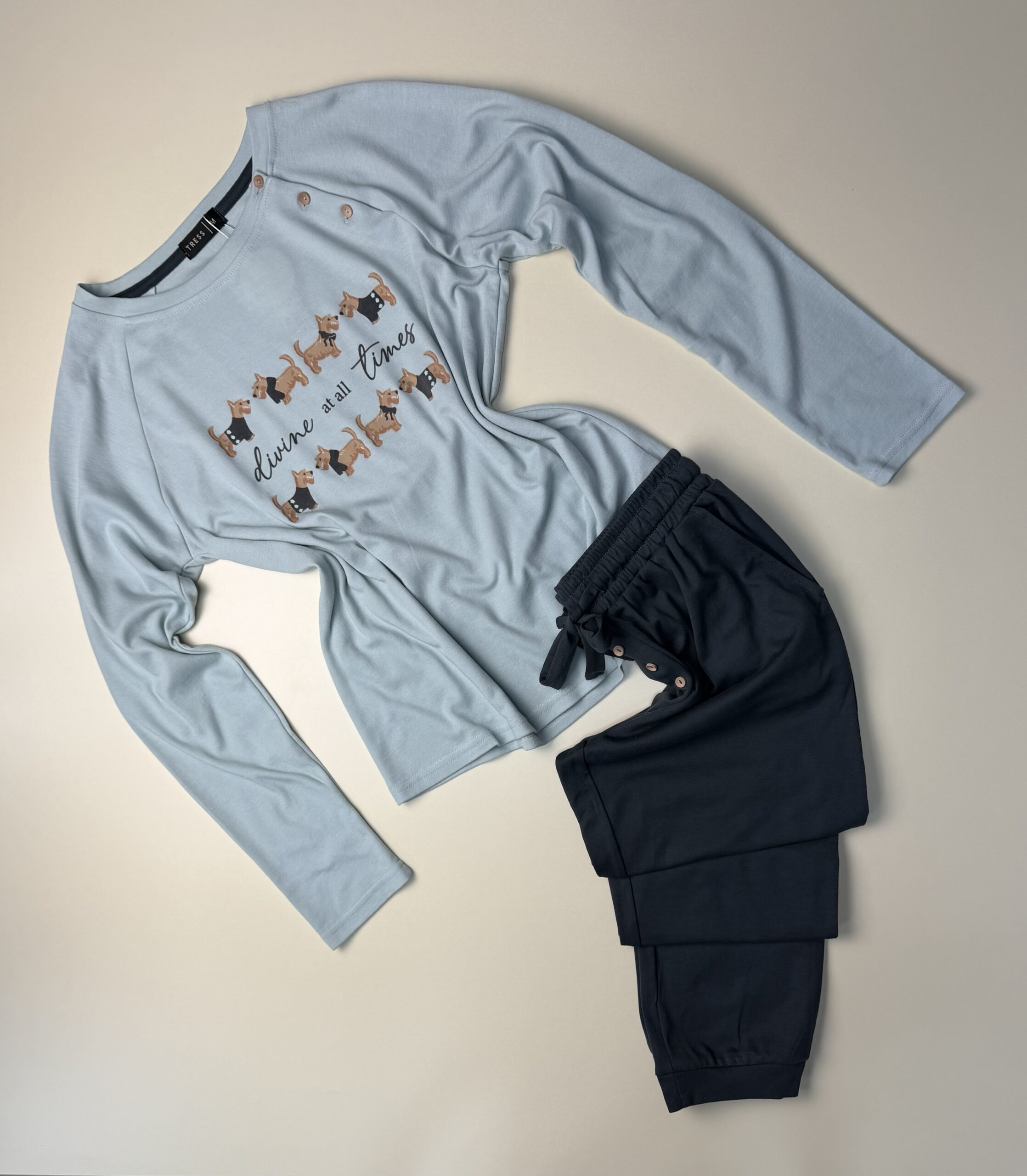 Pyjama manche longue "vert"