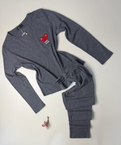Pyjama manche longue "Gris"