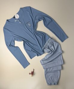 Pyjama Manche longue "Bleu"