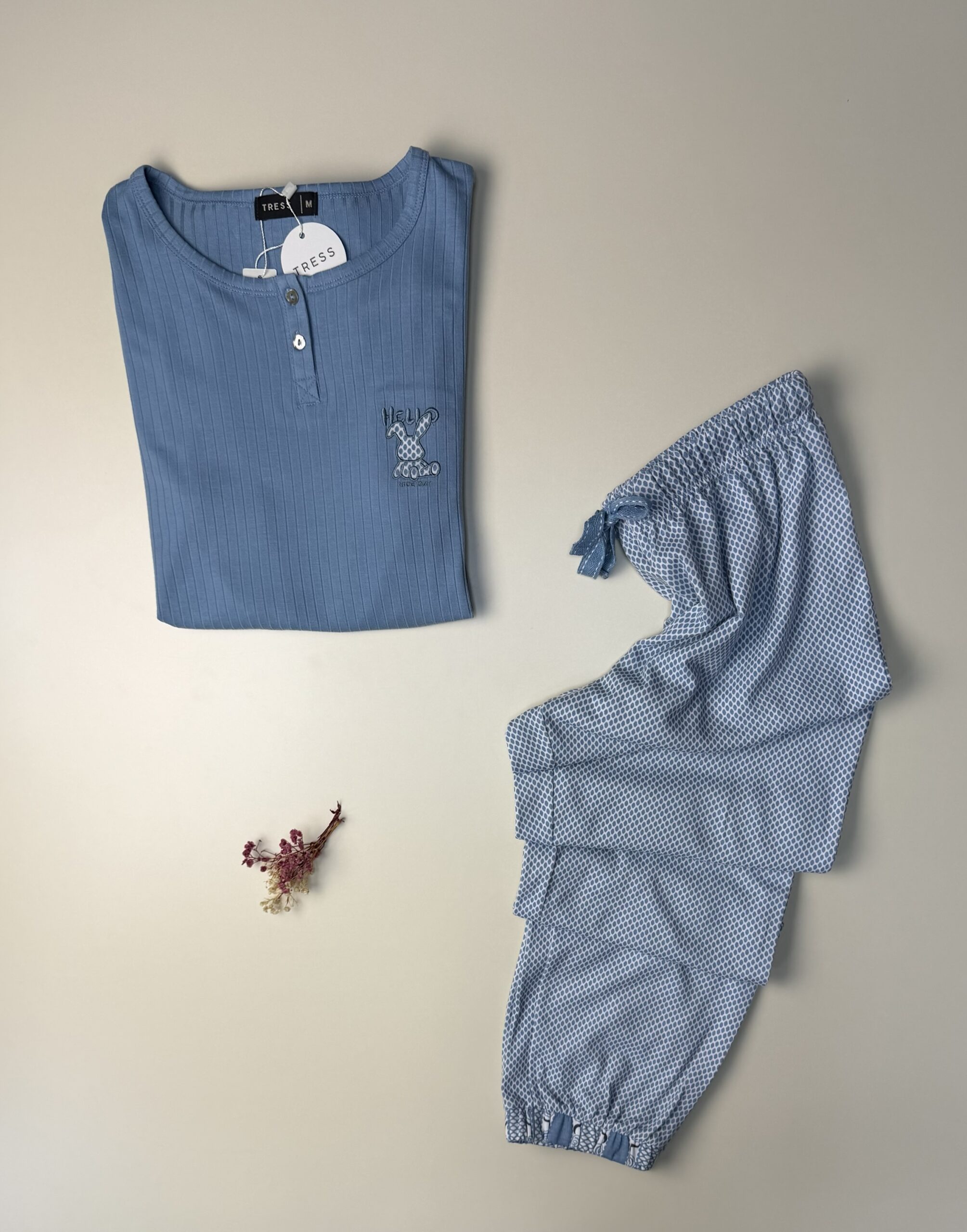 Pyjama Manche longue "Bleu" – Image 2