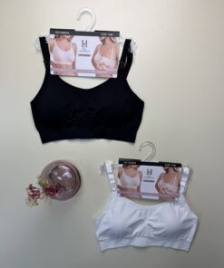 Pack de 2 soutiens d'allaitement "Noir/Blanc" - H -