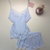 Bustier-short " Bleu "