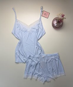Bustier-short " Bleu "