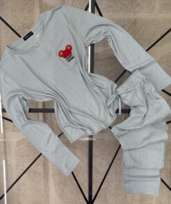 Pyjama manche longue "Vert"