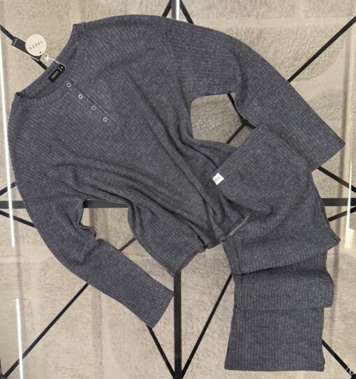 Pyjama manche longue "Gris"