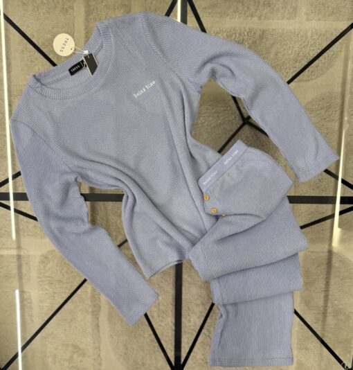 Pyjama manche longue "Bleu"