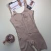 Gaine corset bretelles "Beige clair "