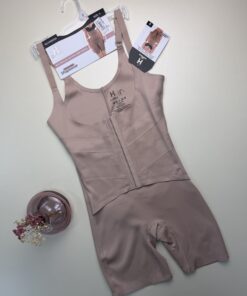 Gaine corset bretelles "Beige clair "