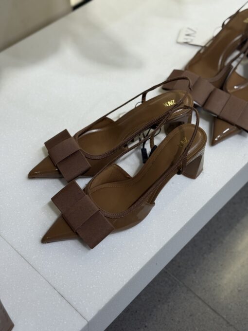 Chaussures à talons - Zara - marron