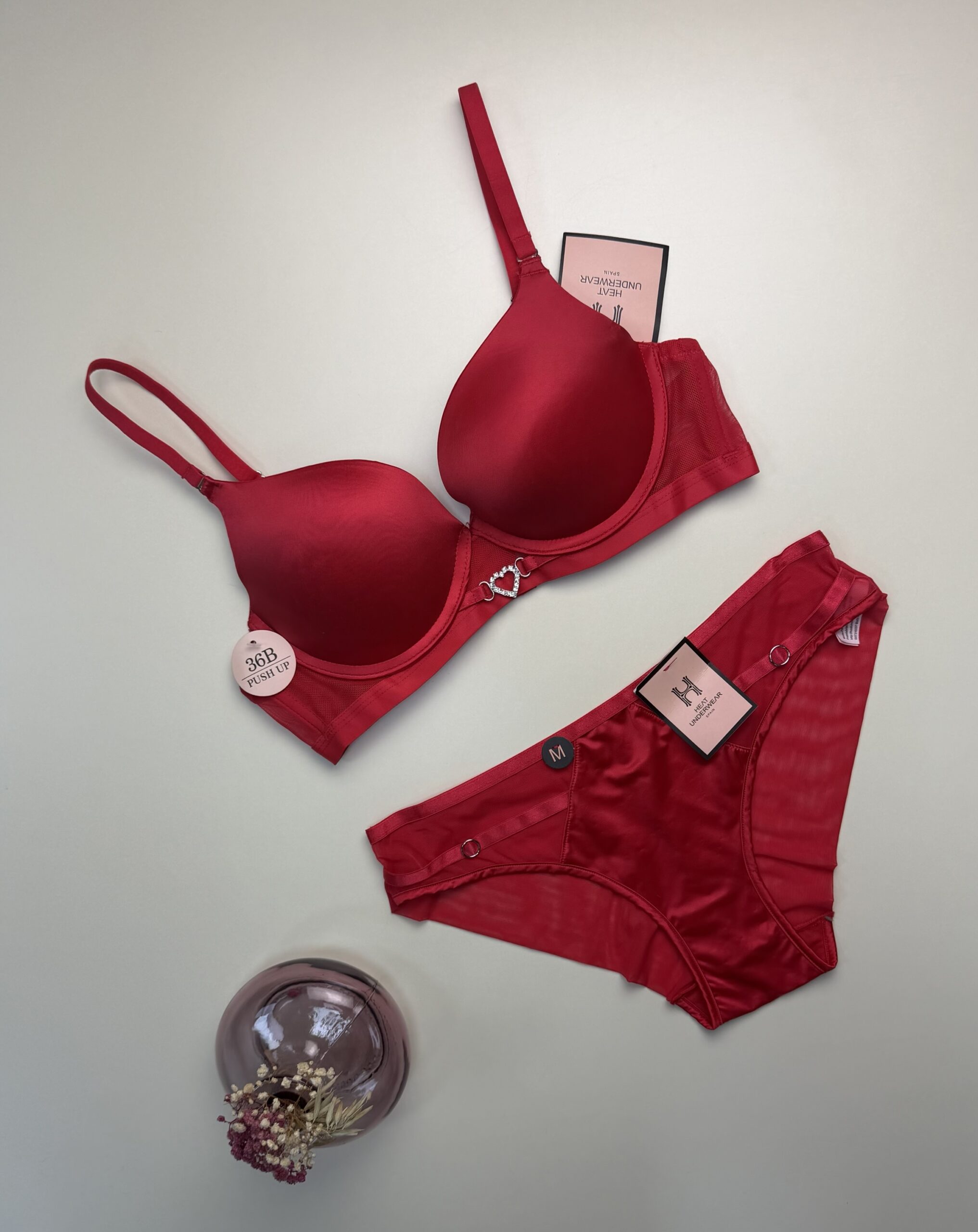 Ensemble 2pcs "Rouge" - H - Push Up