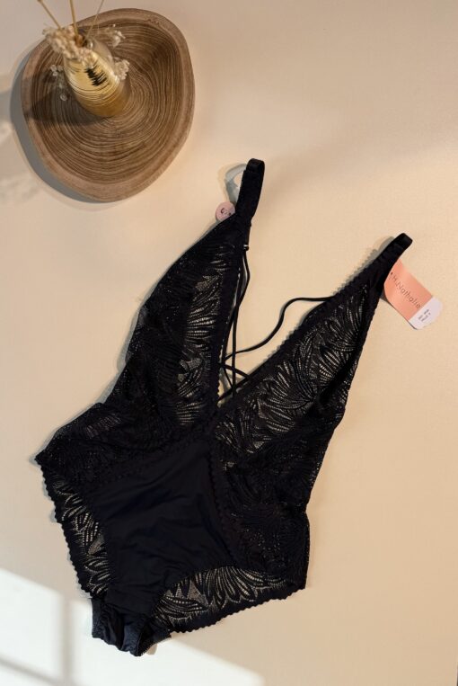 Body - en dentelle - "Noir"