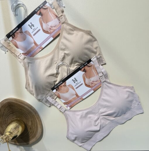 Pack de 2 soutiens d'allaitement "Rose/Biege"
