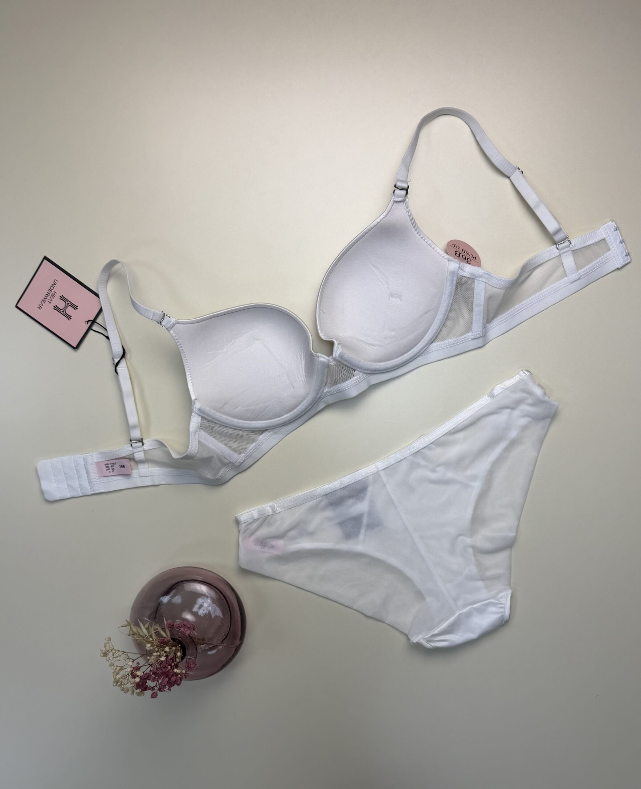 Ensemble 2pcs "Blanc" - H - Push Up – Image 2