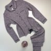 Pyjama Boutonnée "Leopard Rose"