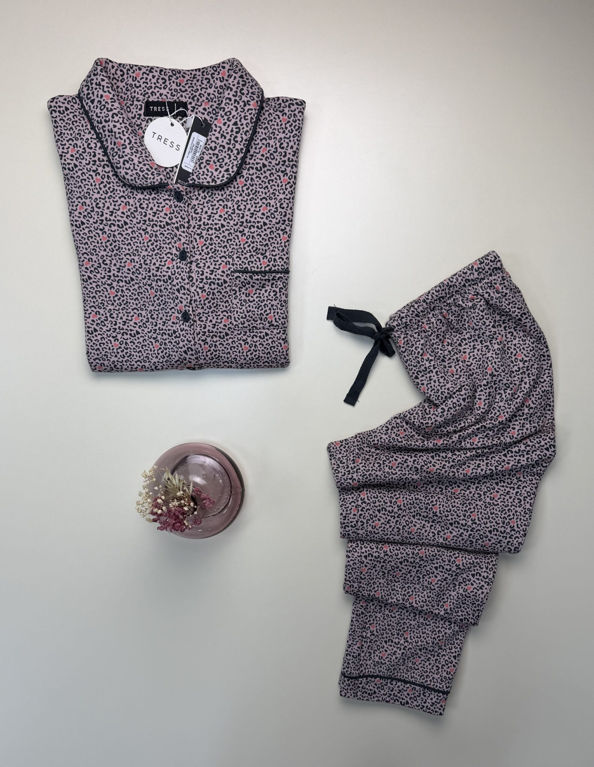 Pyjama Boutonnée "Leopard Rose" – Image 2