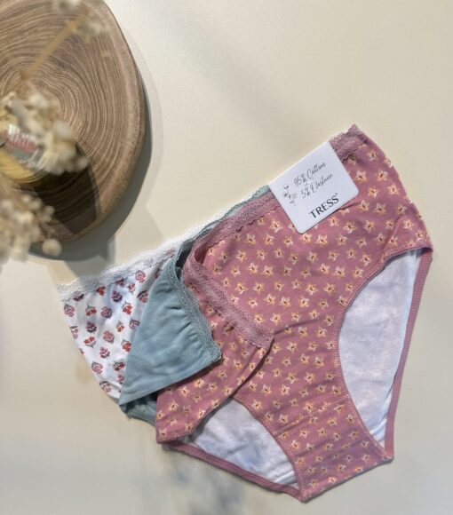 Pack de 3 culottes - Tress - en coton