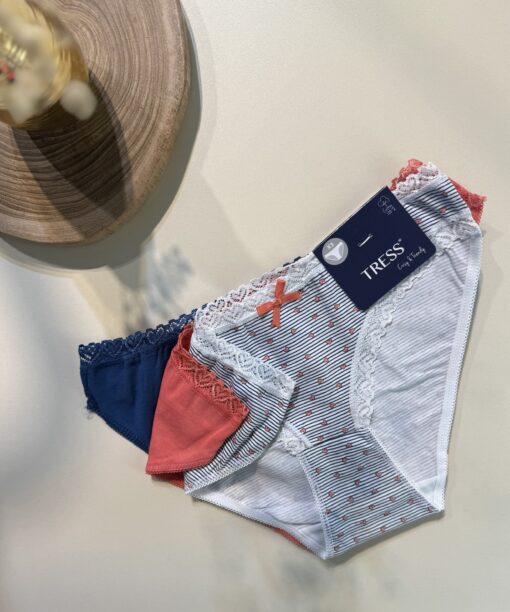 Pack de 3 culottes - Tress - en coton