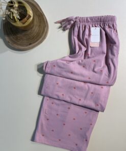 Bas de pyjama  "Rose à motif "