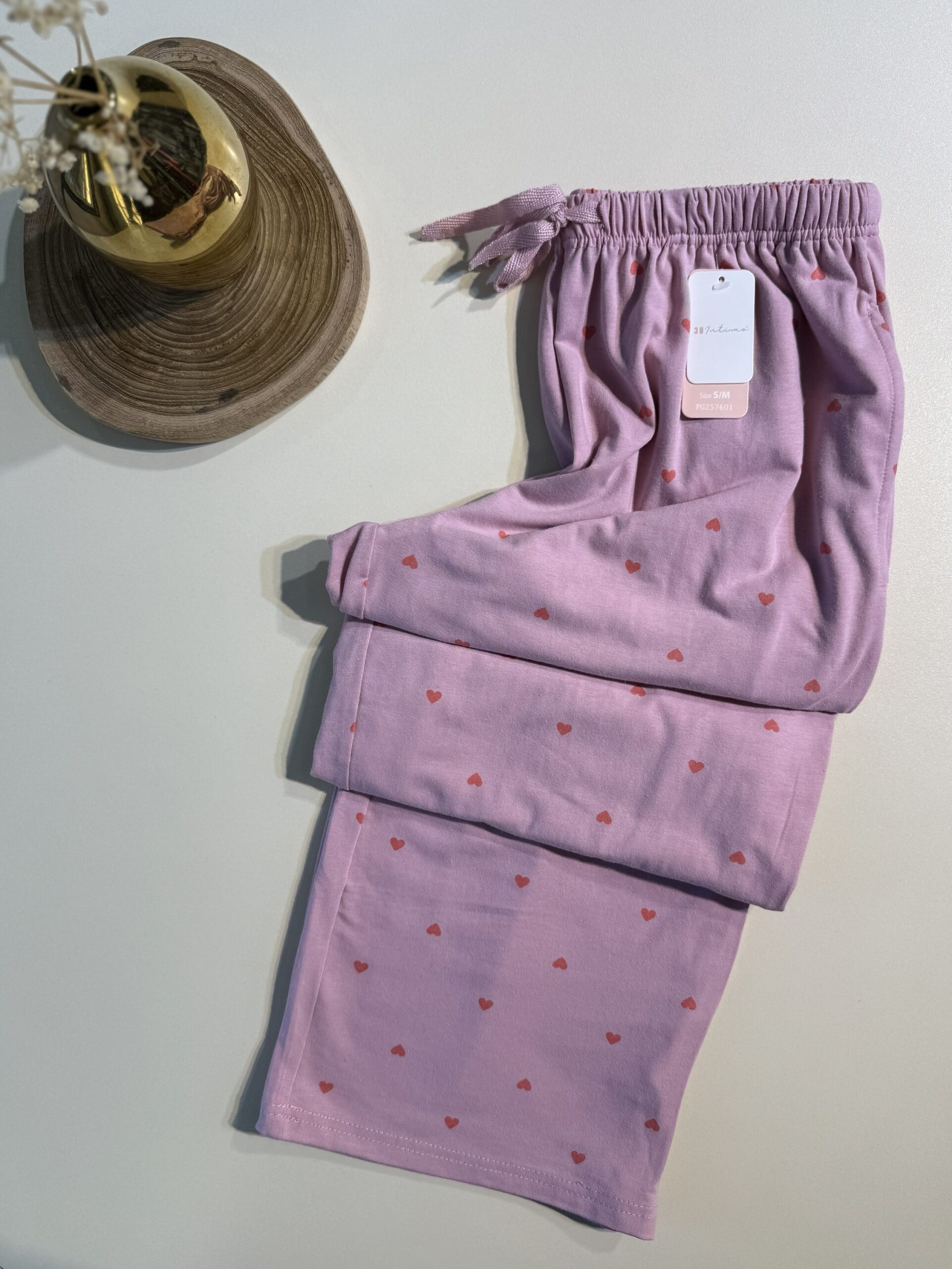 Bas de pyjama  "Rose à motif "