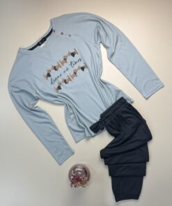 Pyjama manche longue "vert"