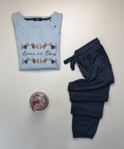 Alternative view of Pyjama manche longue "vert"