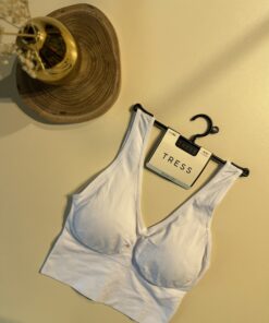 Alternative view of Pack de 2 brassières "Bois de Rose / Blanc"