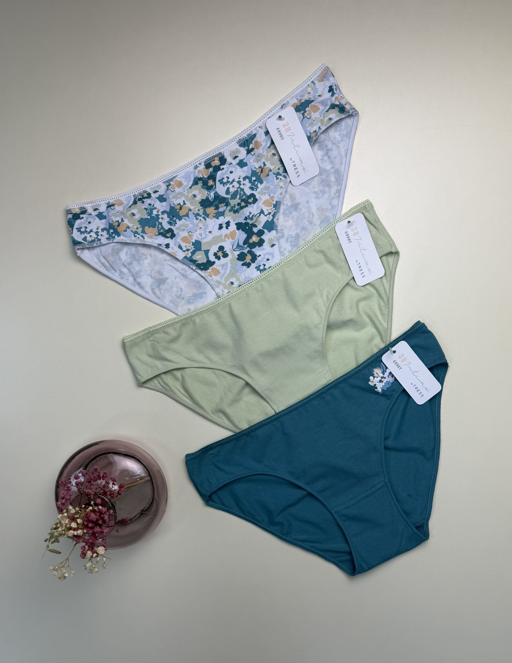 Pack de 3 culottes - Tress - en coton