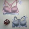 Pack de 2 brassières en coton - H -  "Rose /Gris "