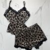 Short bustier "Leopard"
