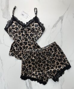 Short bustier "Leopard"