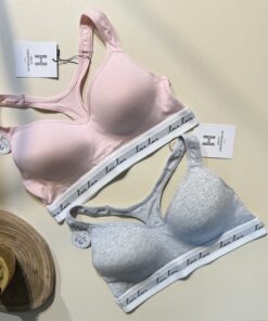 Pack de 2 brassières "Rose /Gris "