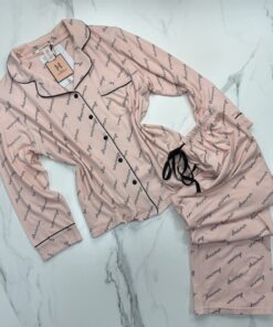 Pyjama boutonnée manche longue "Rose dreamer "