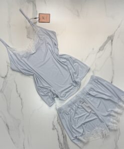 Alternative view of Bustier-short " Bleu "