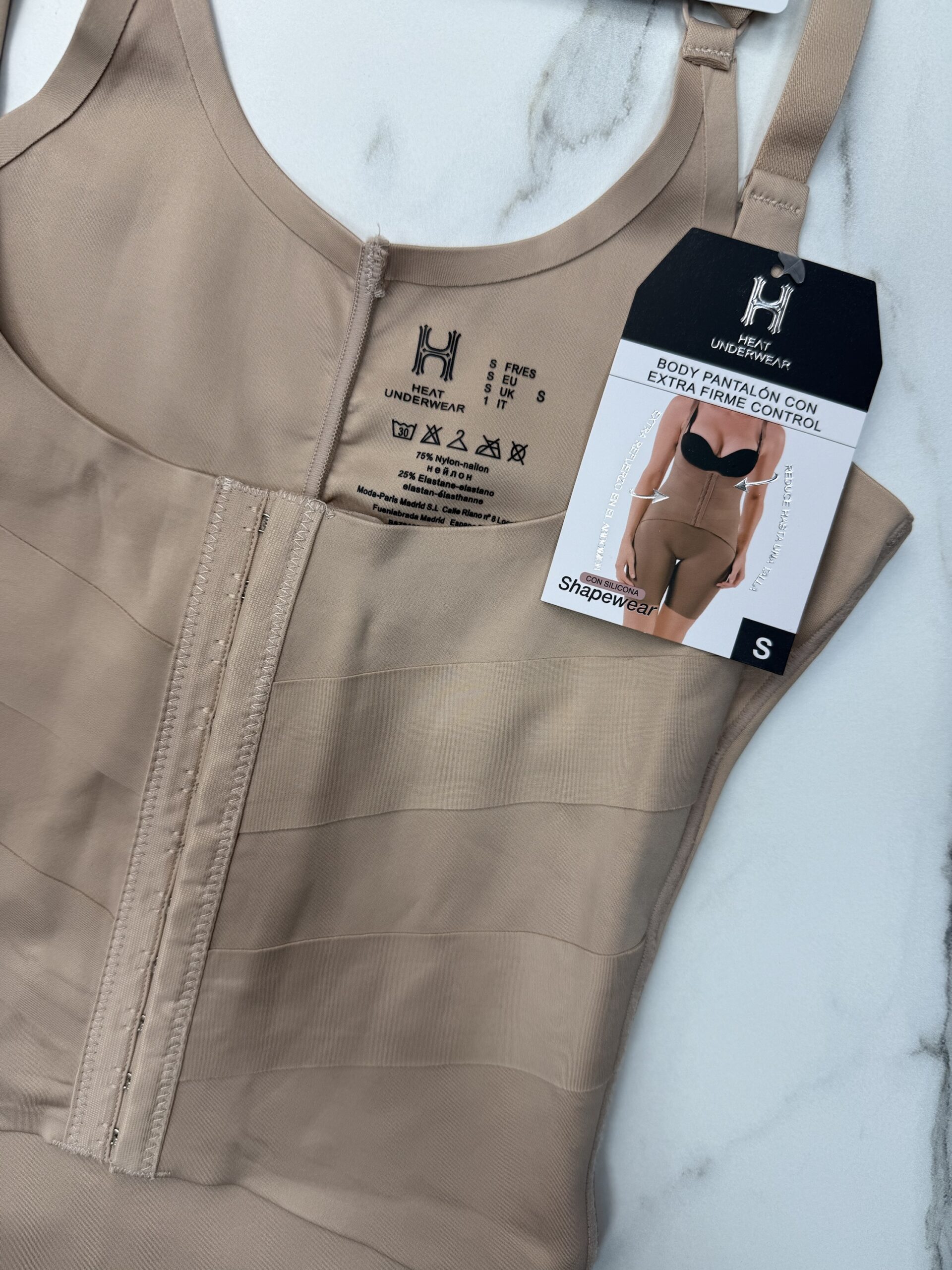 Gaine corset bretelles "Beige clair " – Image 3