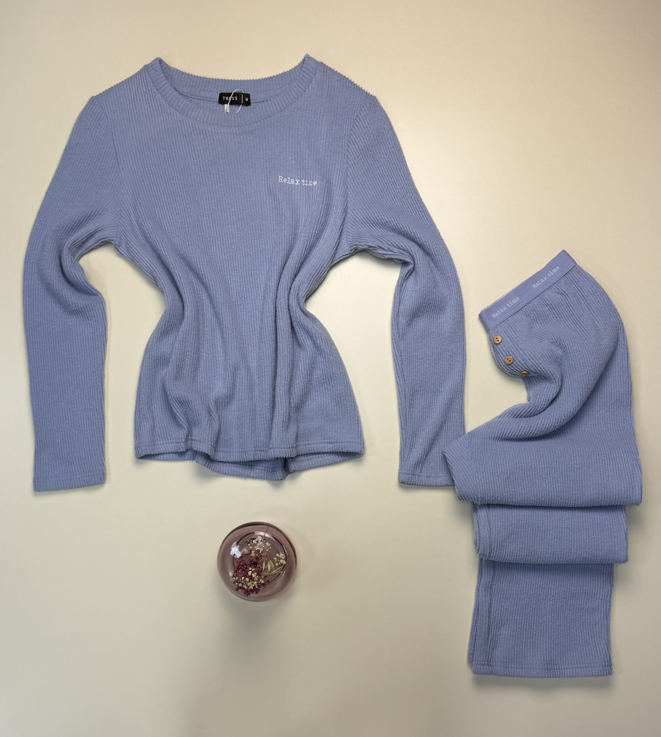 Pyjama manche longue "Bleu" – Image 3