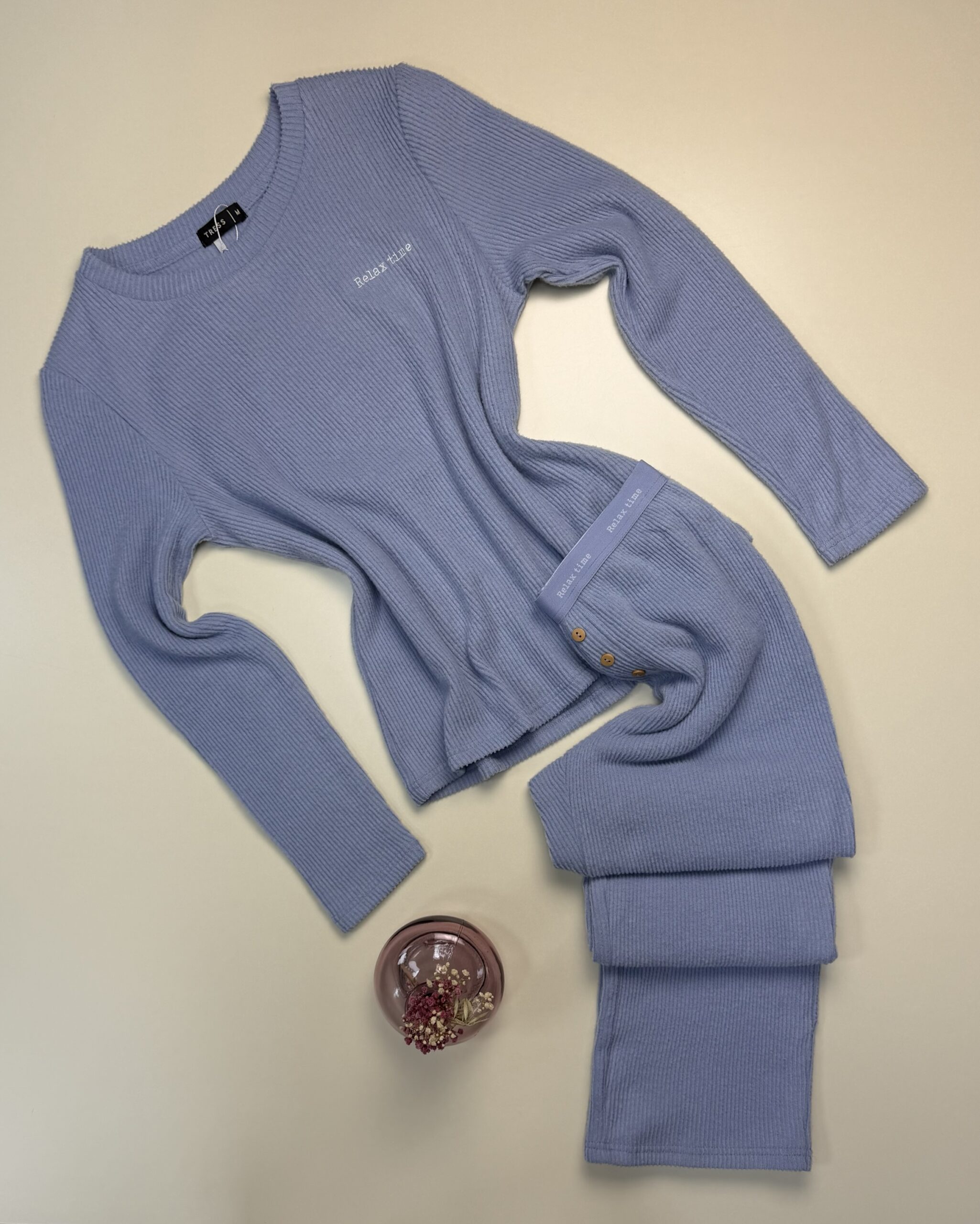 Pyjama manche longue "Bleu"