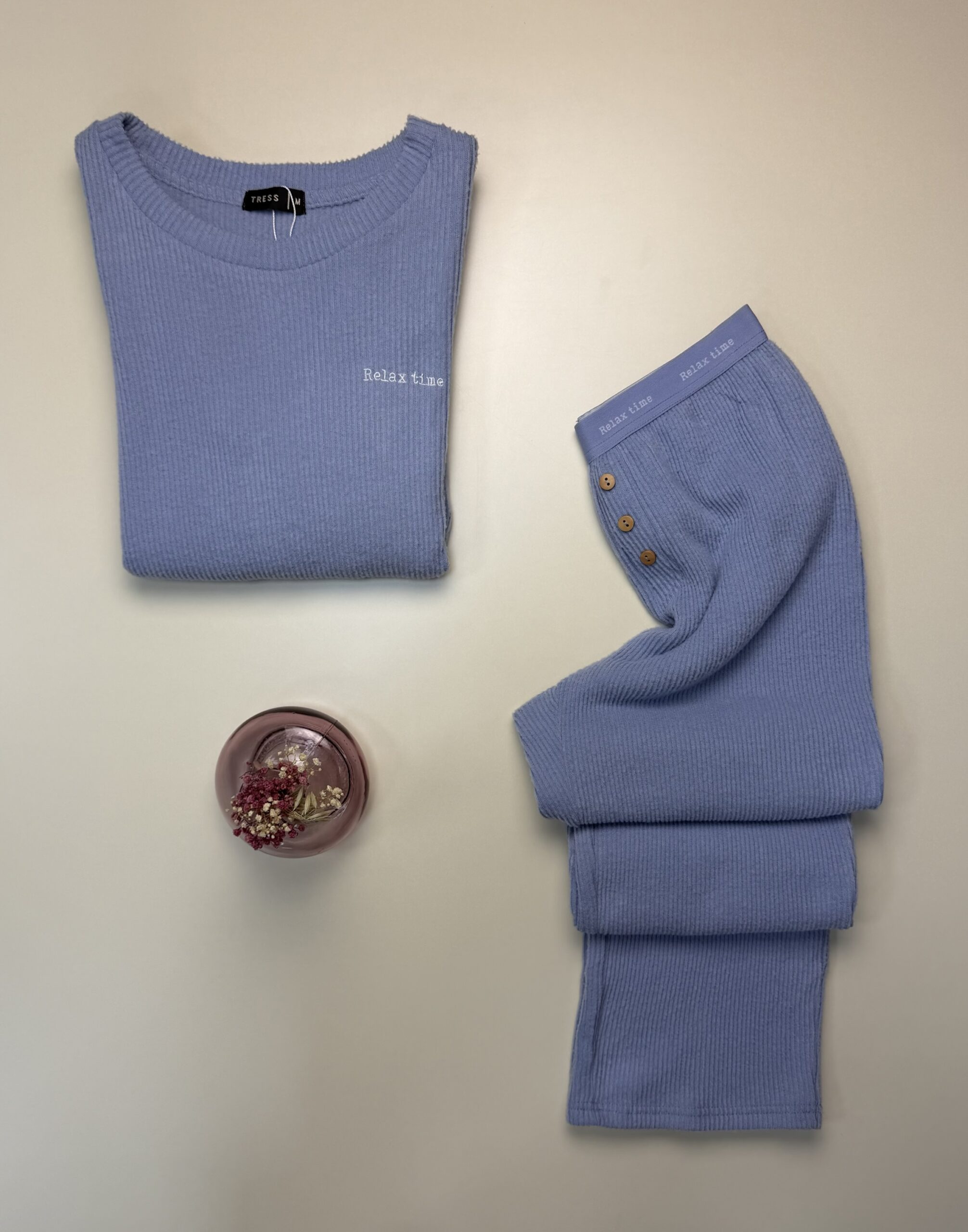 Pyjama manche longue "Bleu" – Image 2