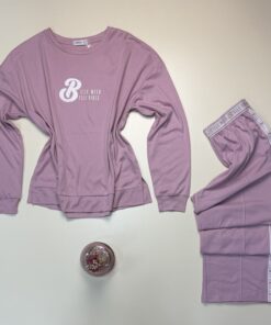 Alternative view of Pyjama manche longue "Rose"