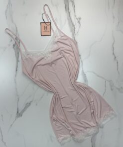 Alternative view of Ensemble nuisette peignoir "Rose"