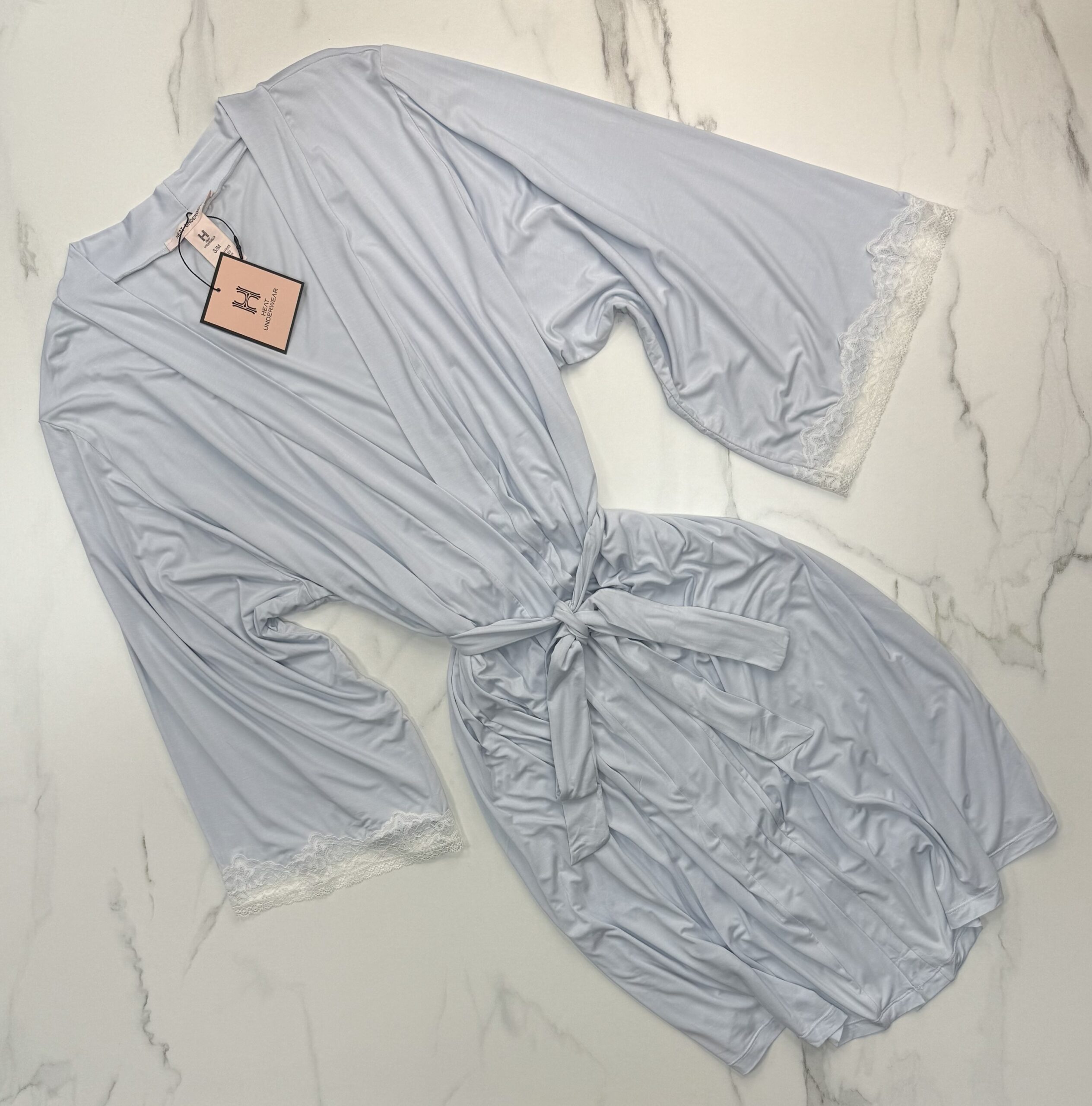 Ensemble nuisette peignoir "Bleu" – Image 3