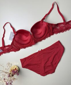 Alternative view of Ensemble 2pcs victoria Push up "Rouge"