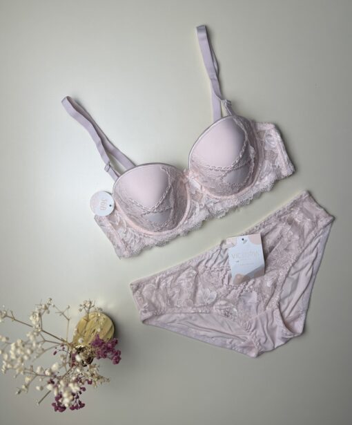 Ensemble 2pcs victoria Push up "Rose"