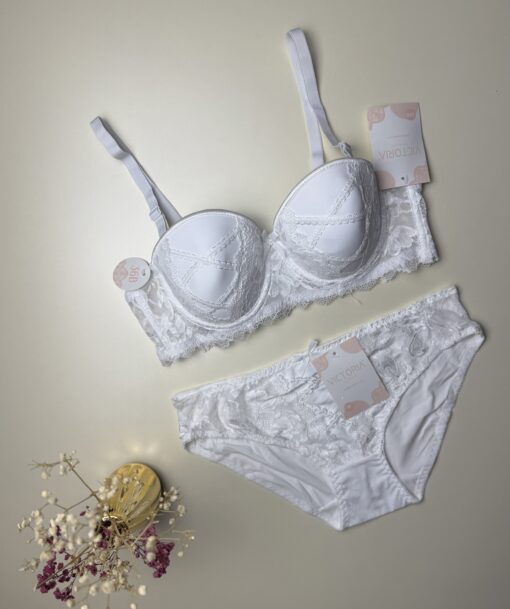Ensemble 2pcs victoria Push up "Blanc"